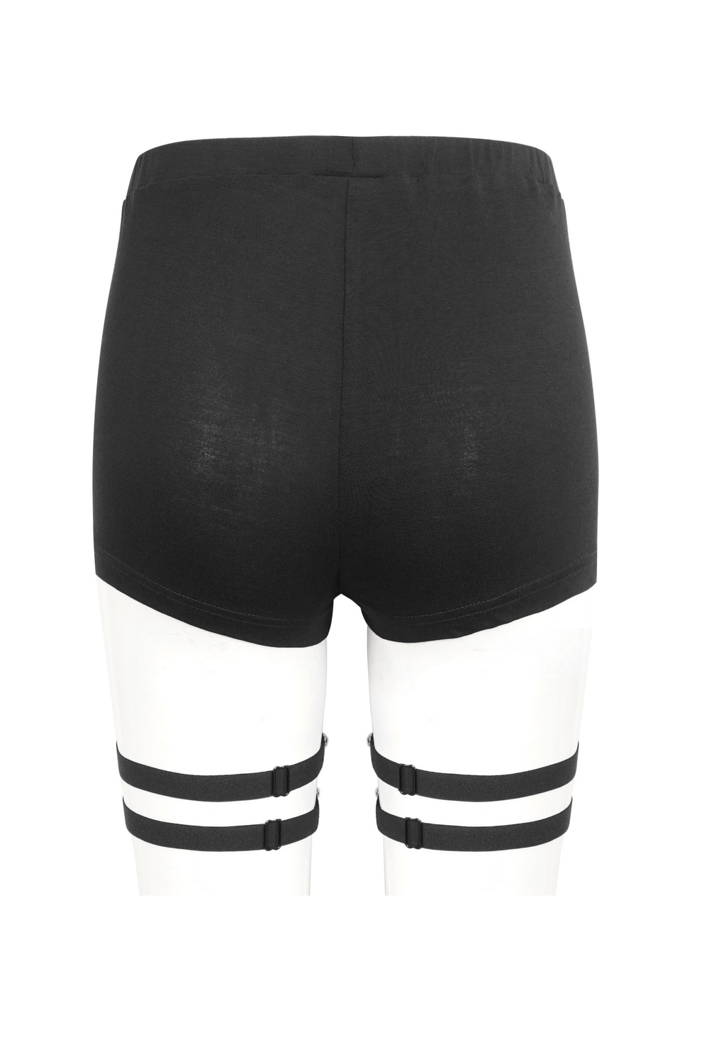 Women's Gothic Strappy Split Long Dress with Shorts - image 9