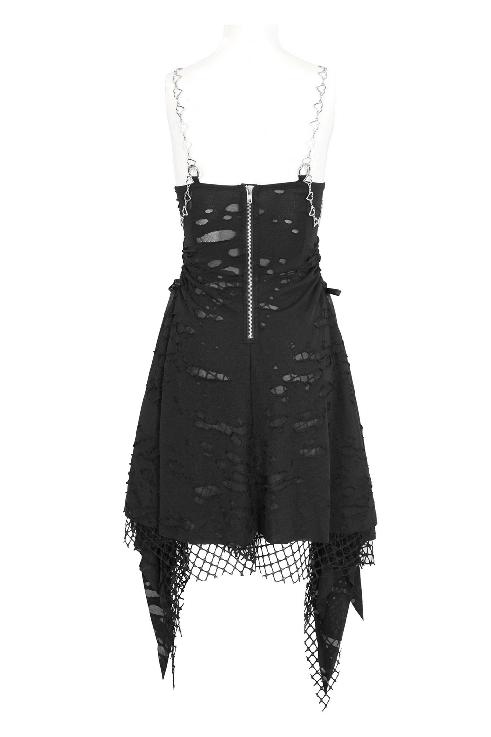 Women's Lace Chains Dress with Asymmetrical Hem - image 5