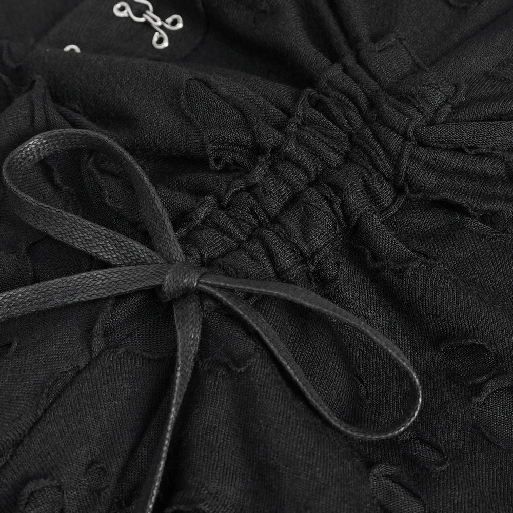 Women's Lace Chains Dress with Asymmetrical Hem - image 9
