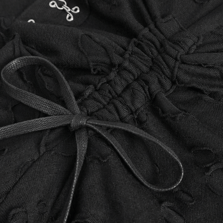 Women's Lace Chains Dress with Asymmetrical Hem - image 9