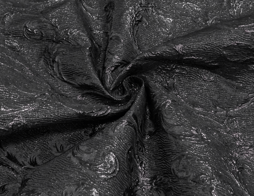 Women's Long Black Dress with Flare Sleeves / Gothic Style Off Shoulder Floor Length Dress - image 12