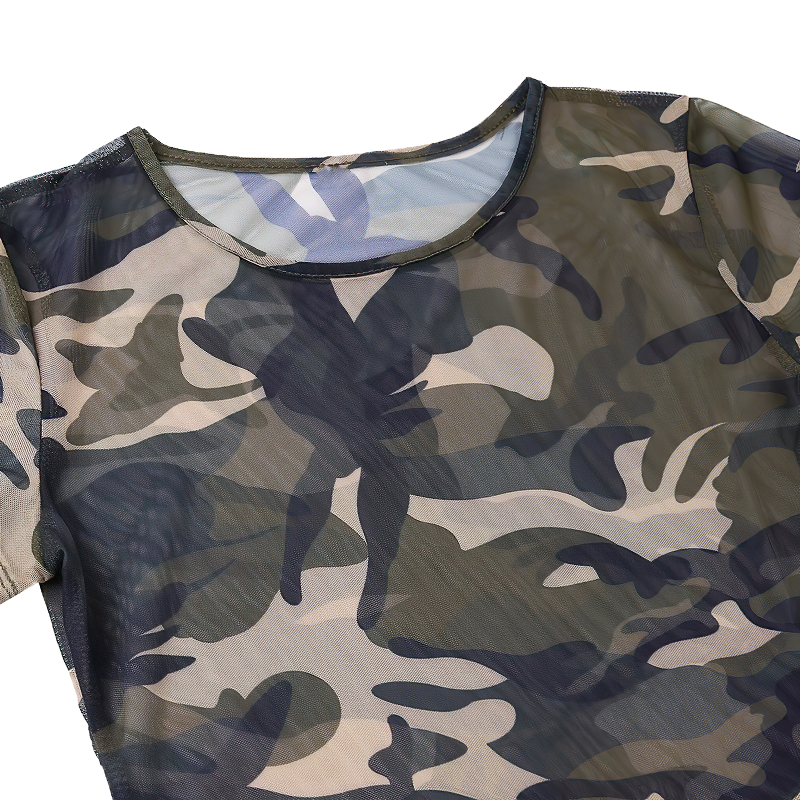 Women's Sexy Camouflage Dress / Female Evening Party Mini Dress - image 6