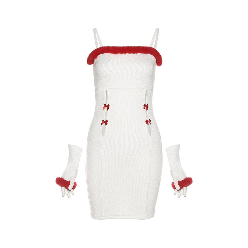 Women's Sexy Short Dress / Females Sleeveless Christmas Dress / Gothic Backless Dress For Girl - image 5