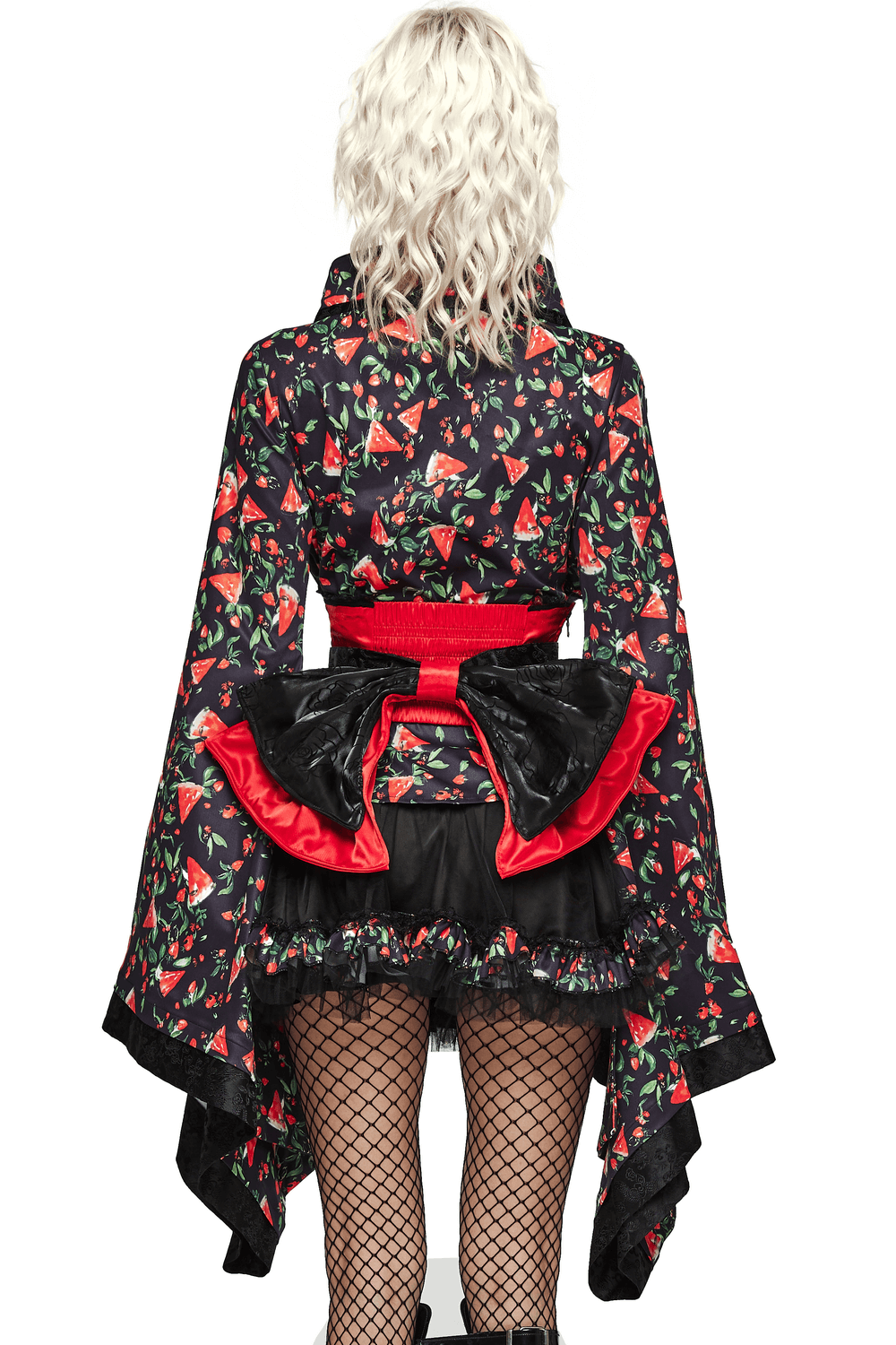 Women's Watermelon Print Kimono Set for Cosplay - image 2