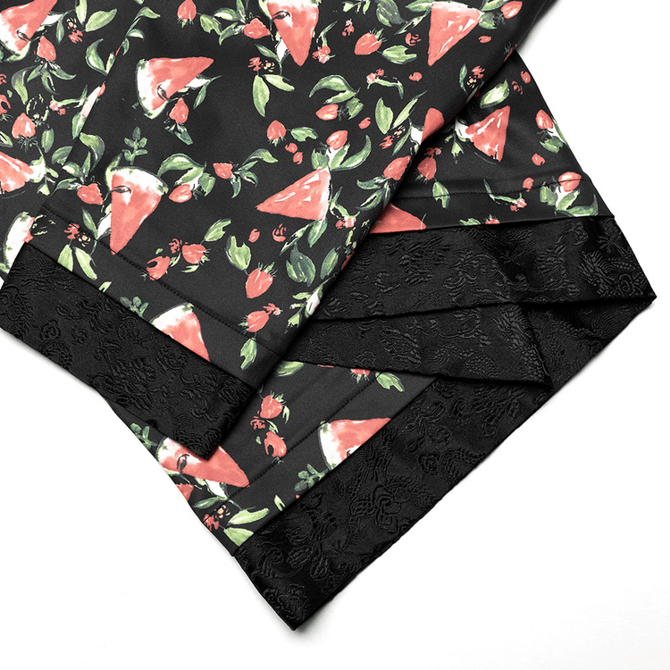 Women's Watermelon Print Kimono Set for Cosplay - image 10