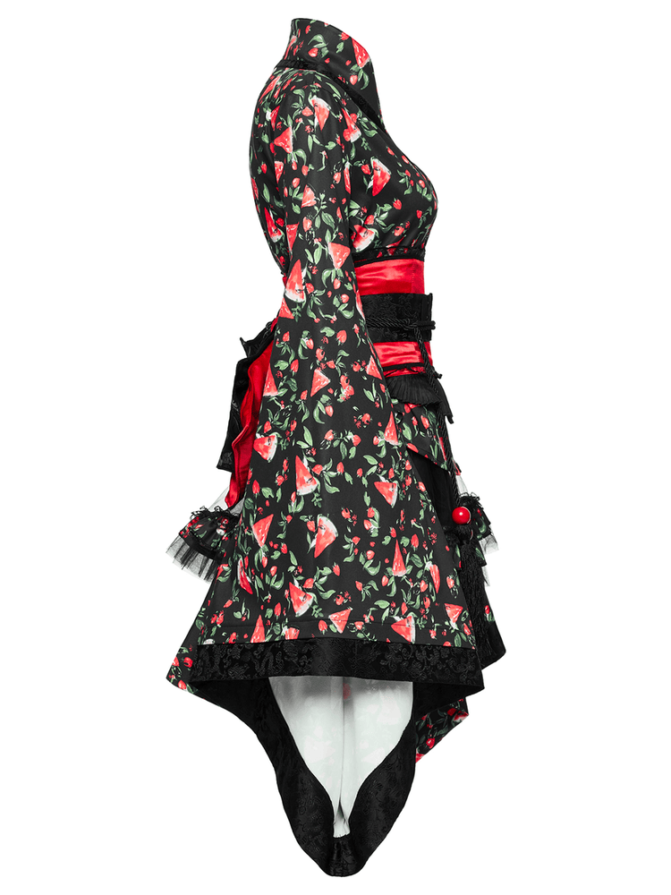 Women's Watermelon Print Kimono Set for Cosplay - image 5